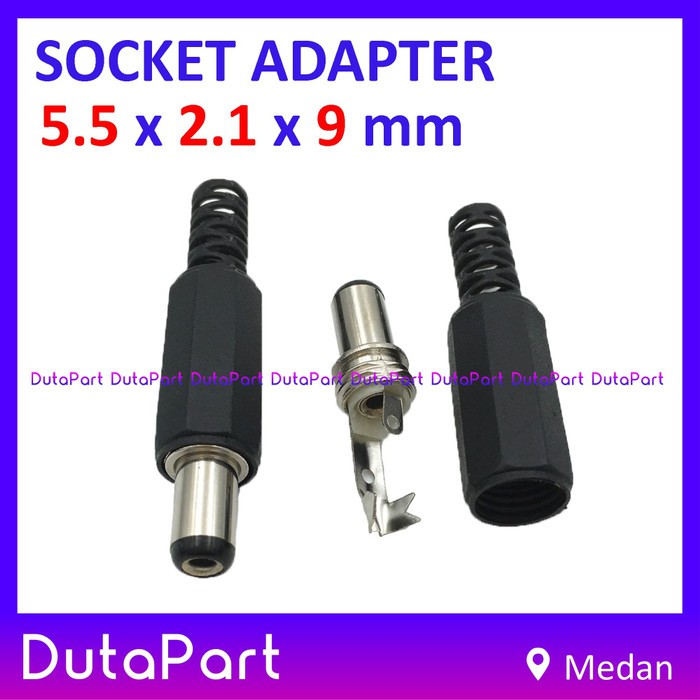 DC Power Socket Jack Adapter Male Plug 5.5x2.1mm 5.5x2.1 DC-002 DC-005