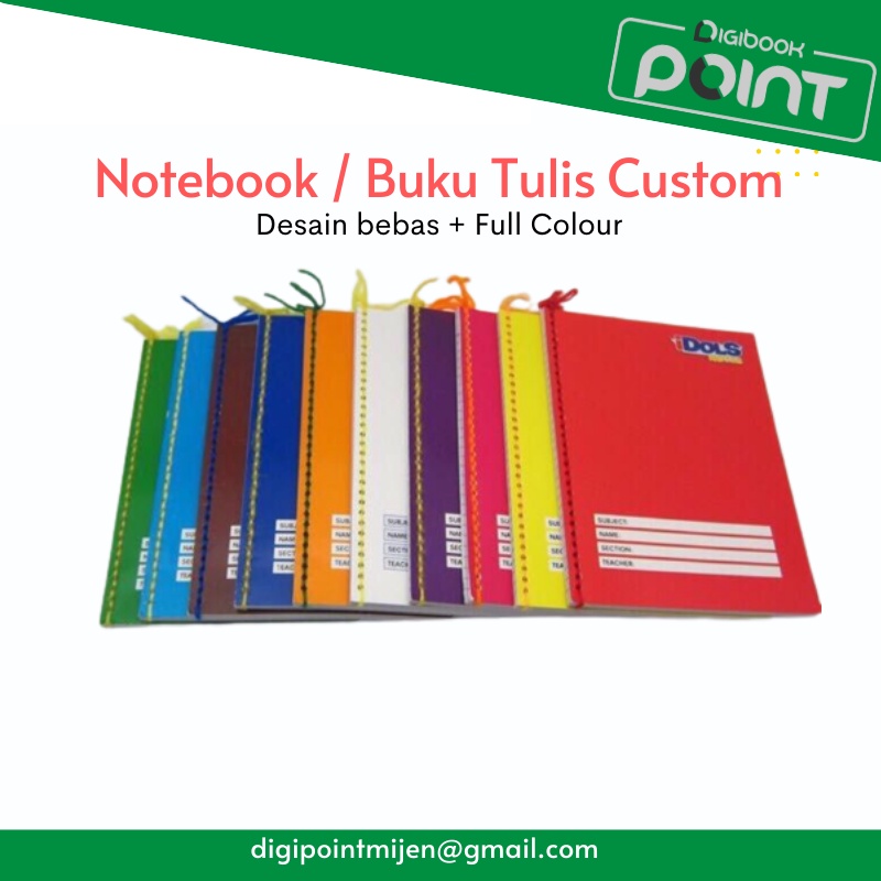 

Buku planner / Buku Custom Souvenir Seminar Kit A5 - Jilid Block Lem