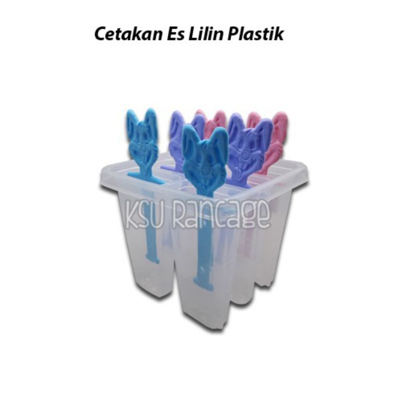 Cetakan Es Lilin/Agar/Es Krim - Plastik