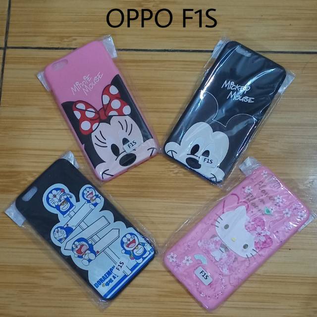 Case Softcase Karakter Oppo F1S animasi lucu