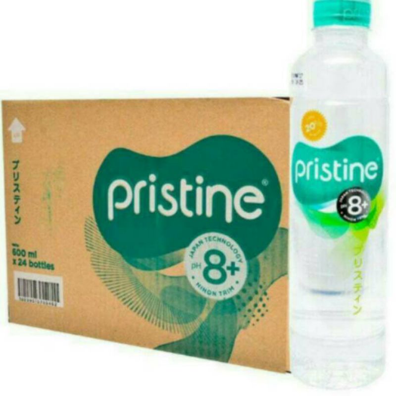 Pristine 600ml x 24 Botol 1 Dus / Air Mineral