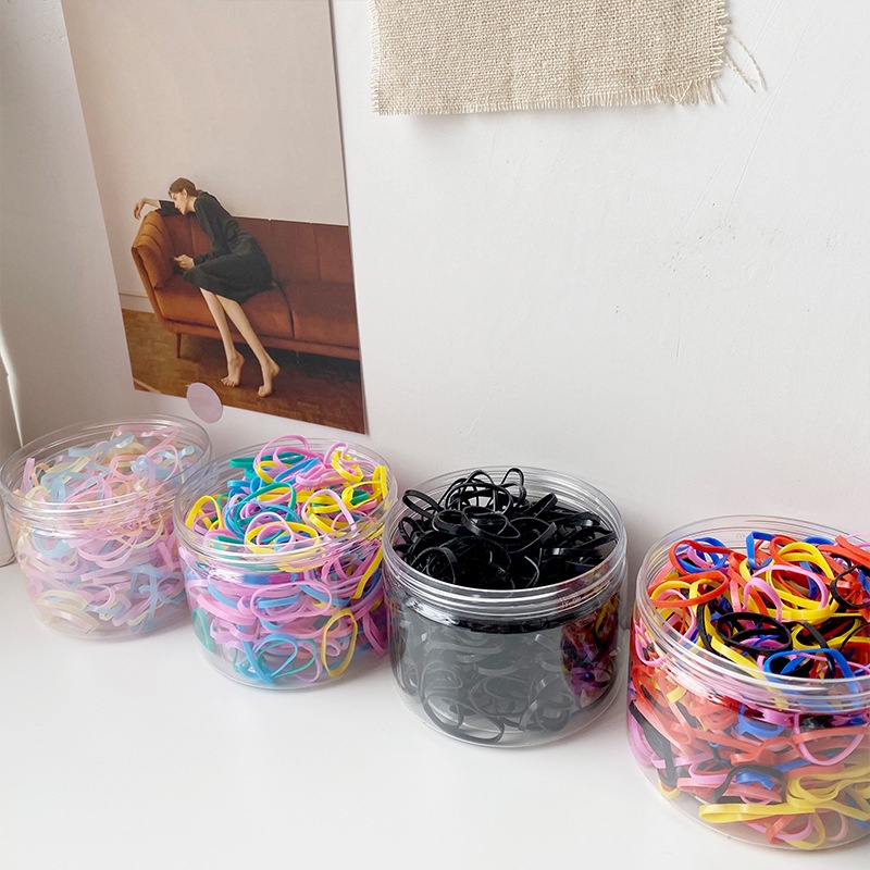IKAT KARET RAMBUT JEPANG ANAK ELASTIS TEBAL BASIC WARNA POLOS CERAH PASTEL HAIRTIES COLORFUL BRIGHT COLOR RIBBON AKSESORIS HAIR ACCESSORIES HAIR TIES BAND