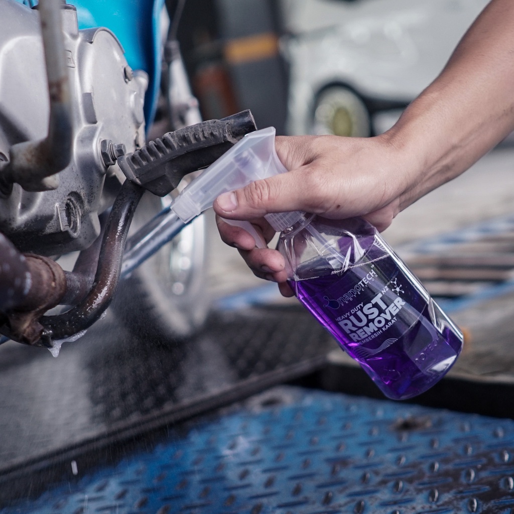 RUST REMOVER HEAVY DUTY - nanoTECH PROTECTION - PEMBERSIH KARAT - PENGHILANG KARAT - PEMBERSIH MESIN MOTOR - PEMBERSIH MESIN MOBIL - PENGKILAP MESIN - PEMBERSIH KERAK MESIN