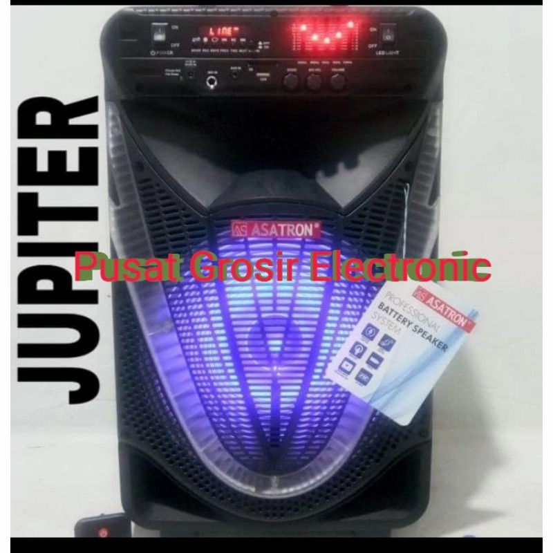 SPEAKER USB BLUETOOTH WIRELESS MEETING PORTABEL ASATRON JUPITER 12&quot;