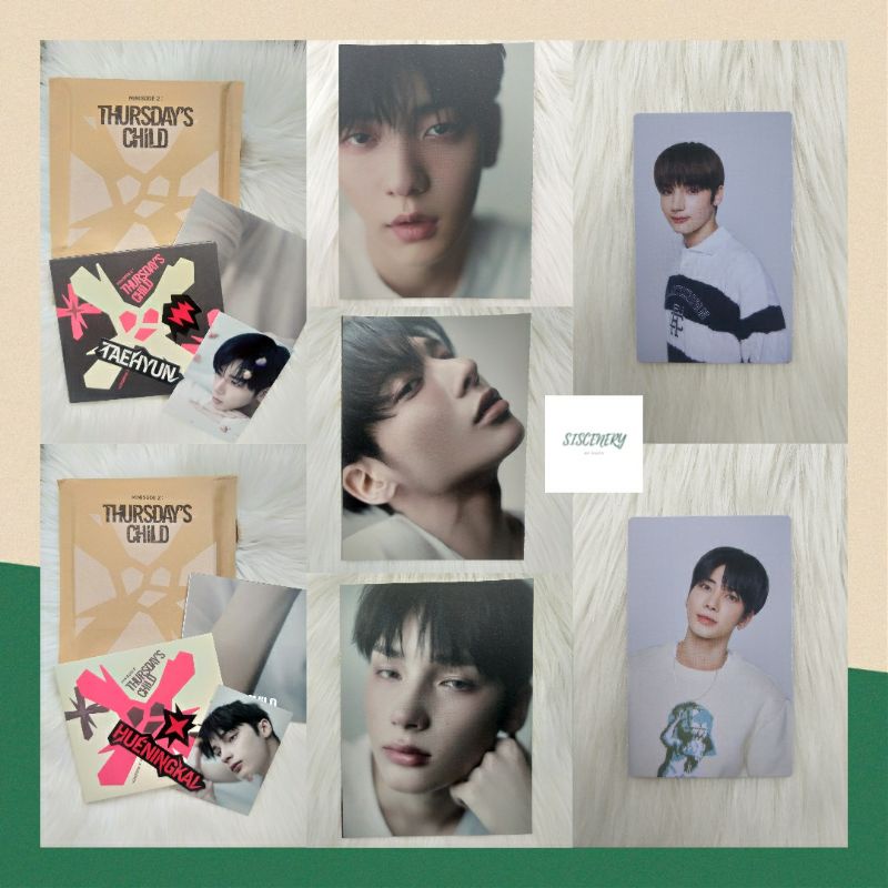 [READY STOCK] TXT Minisode 2: Thursday's child - TEAR x naver, pc reg Soobin, Taehyun, hueningkai