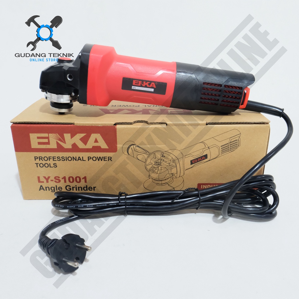 Mesin Gerinda Enka LY-S1001 - Grinda 4inch Disc Grinder Angle Grinder Enka Gerinda Tangan