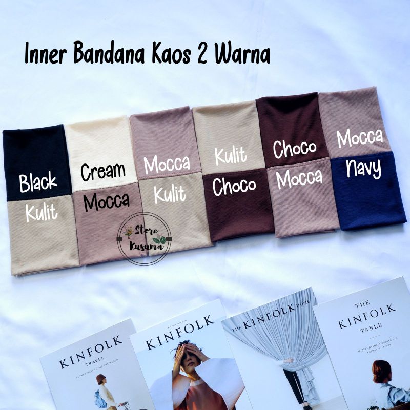 (SALE) Inner hijab 2 warna/ciput kaos 2 warna