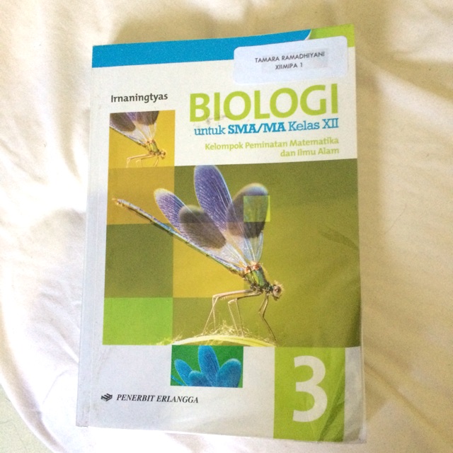 [BEKAS] BIOLOGI ERLANGGA kelas 3 XII SMA kurtilas 2013