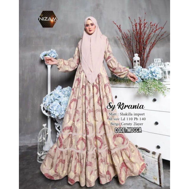 Anindya Kirania Gamis Syar'i Original Nizam