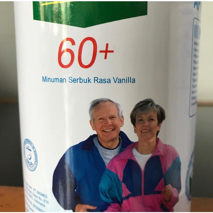 APPETON 60+ / Susu Lansia - Orang Tua (Vanilla) 450 Gram apeton 450gr