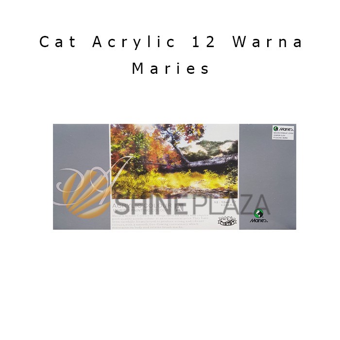

(TERLARIS) Cat Acrylic Maries 12 Warna - Cat Akrilik Set