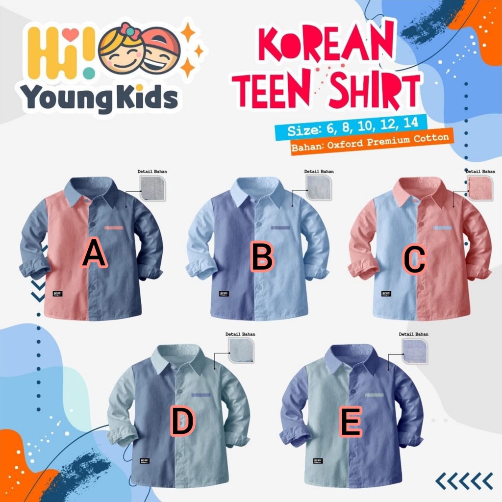hi Young Kids Korean Teen Shirt