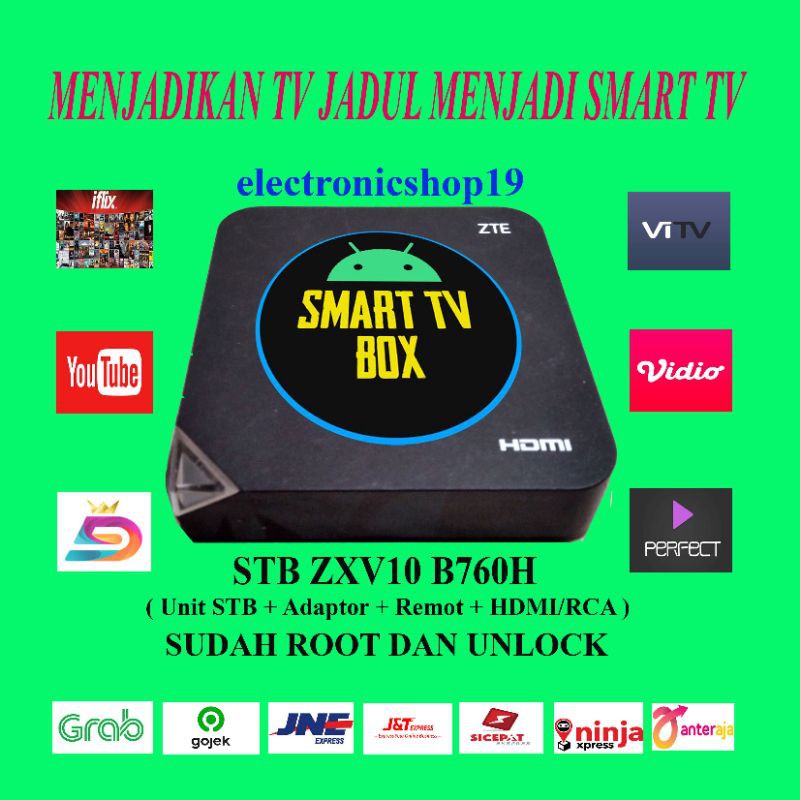 STB ZTE B760H  Sudah Root & Unlock