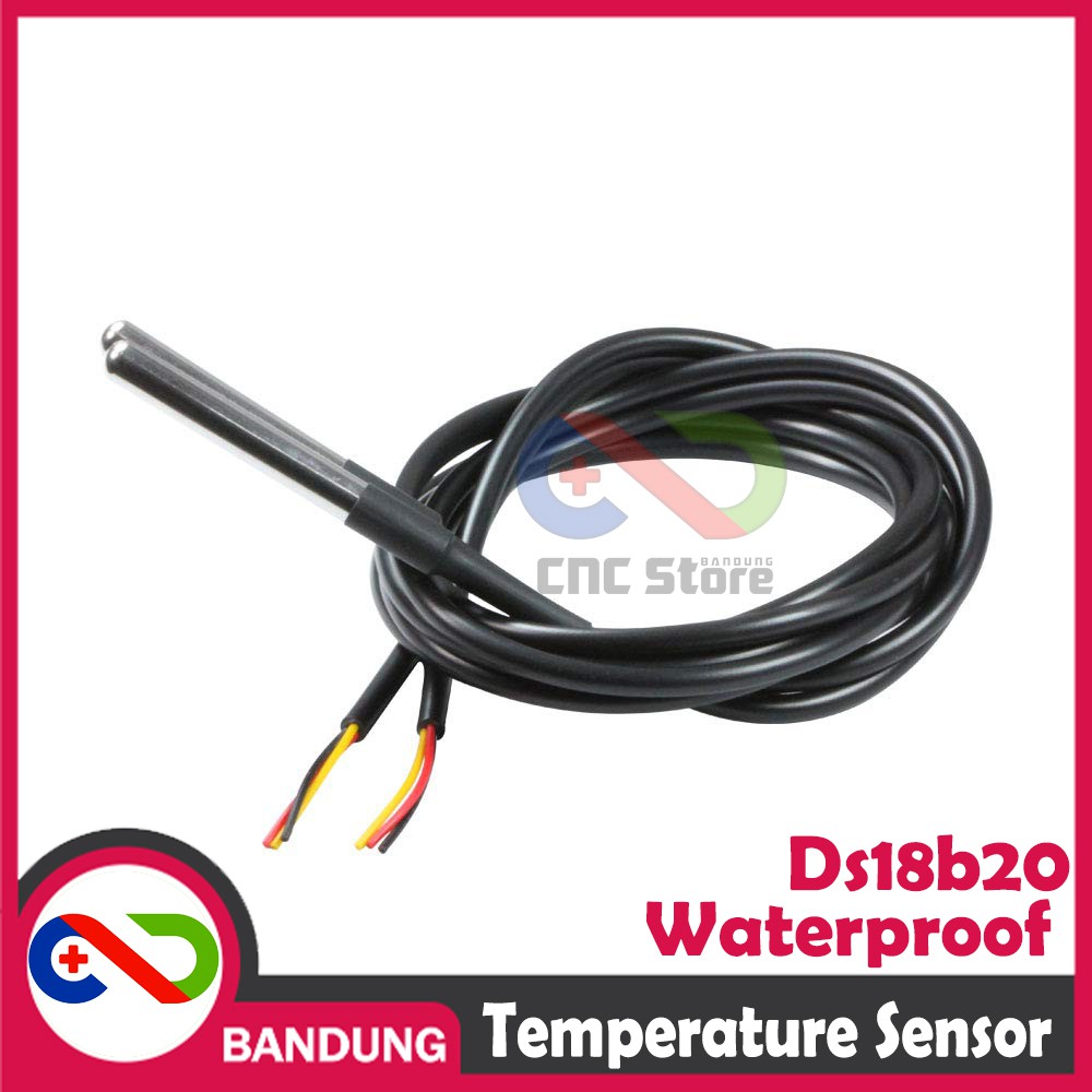 DS18B20 WATERPROOF TEMPERATURE SUHU SENSOR PROBE ARDUINO UNO