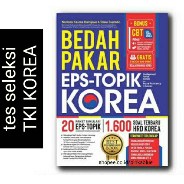 Buku EPS TOPIK KOREA soal terbaru HRD korea