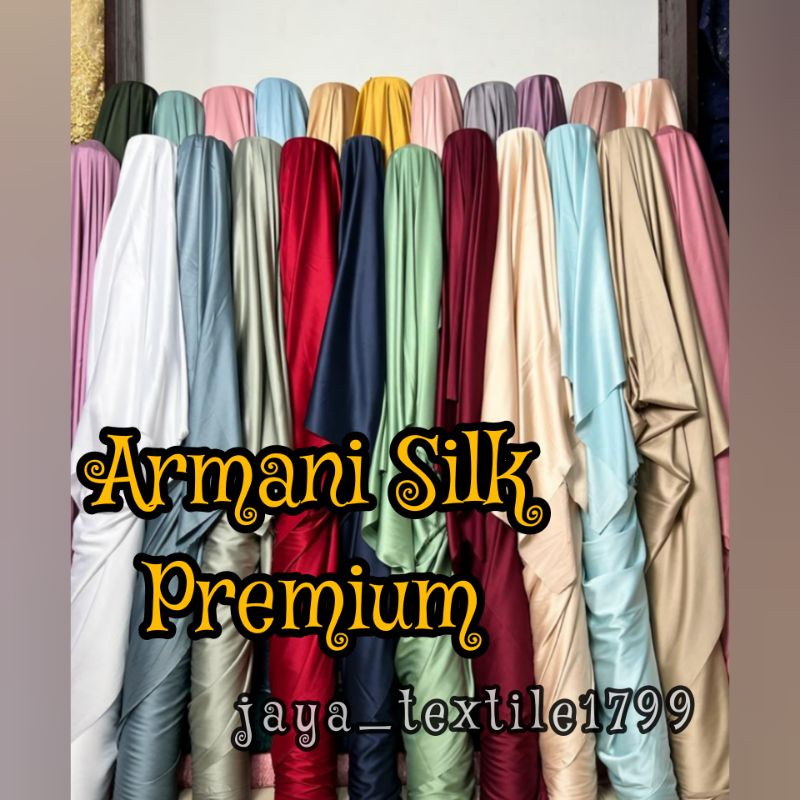 Kain Armani Silk / Armani silk Premium / Harga untuk 0,5m