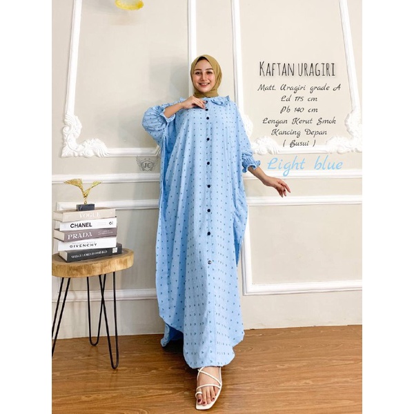 KAFTAN TWILL ORI JUMBO MUAT BADAN 175KG PREMIUM dress Daster Murah Rayon Viscose Baju Wanita Resleti