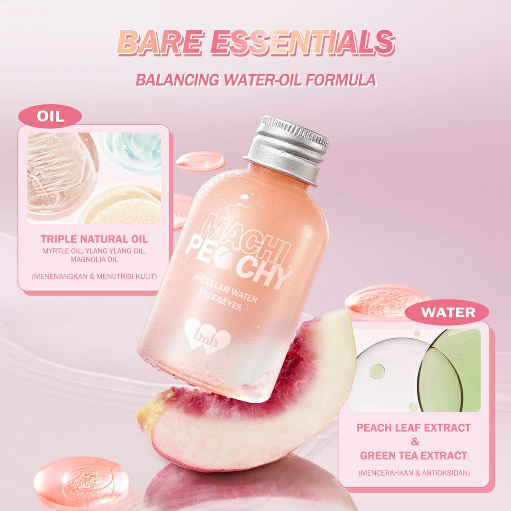 BnB barenbliss Machi Peachy Micellar Water - Mineral Oil Free