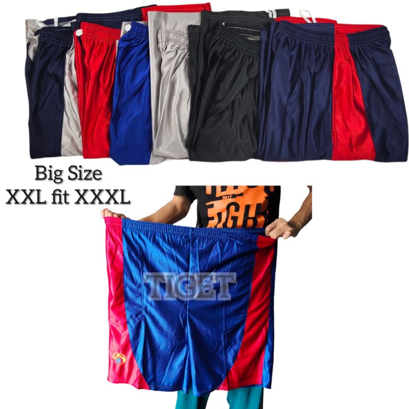 Celana Kolor Pendek Santai Futsal Sport Pria Cowok Dewasa Remaja Big Size Super Jumbo All Size XXL XXXL 3L 4L Murah Paragon