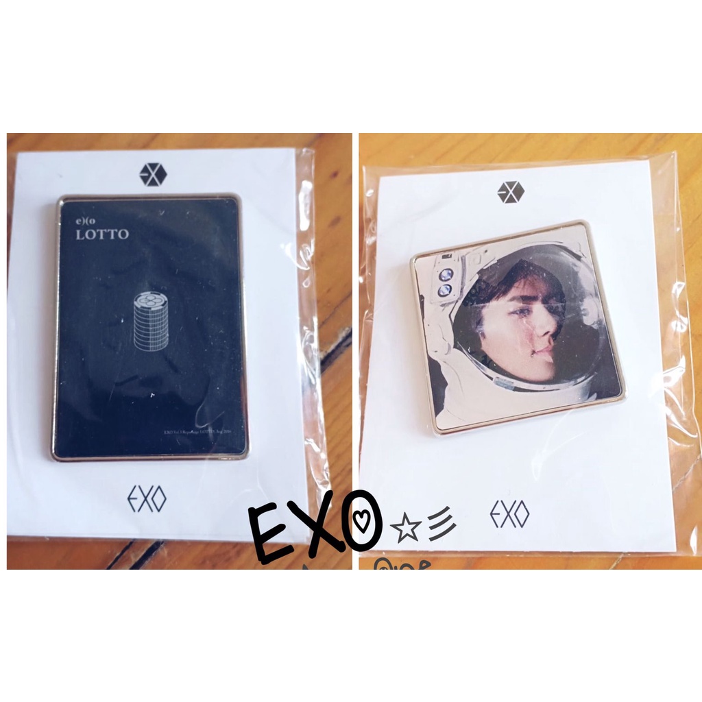 BADGE PIN OFFICIAL EXO-SEHUN-ALBUM LOTTO