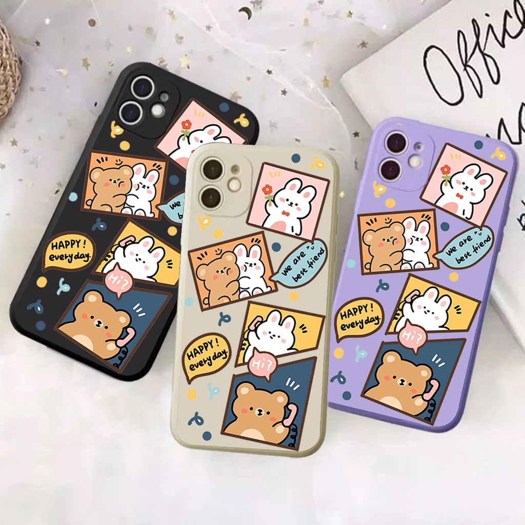 DC CASE OPPO A33W / A37 NEW CASE MACARON HELLO BEAR CUTE