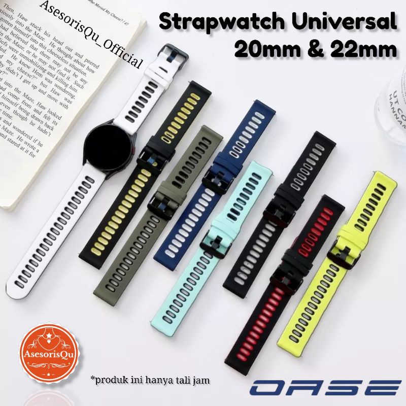Strap Tali Jam 20mm Oase Horizon W1 VF1 Tali Jam Tangan Strap Watchband Tali jam - Strap Silicone 20