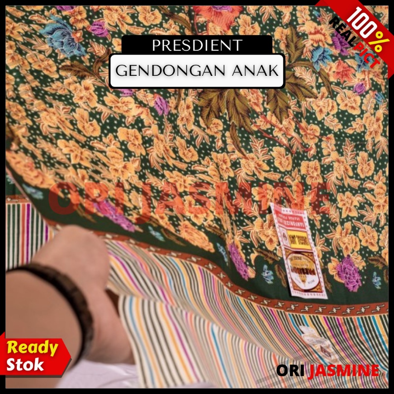 Jarik gendong bayi President gendongan bayi selendang cukin bayi  anak batik unggul jaya