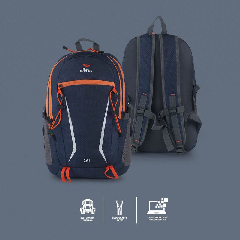 6 Warna - DAYPACK Tas Ransel 25 Liter Terbaru Kekinian Stylish | Tas Laptop Notebook 14&quot; Inch | Tas Punggung Backpack Original | Free Raincover | Tas Travelling | Tas Camping Outdoor | Tas Sekolah Kuliah Kerja Premium Material