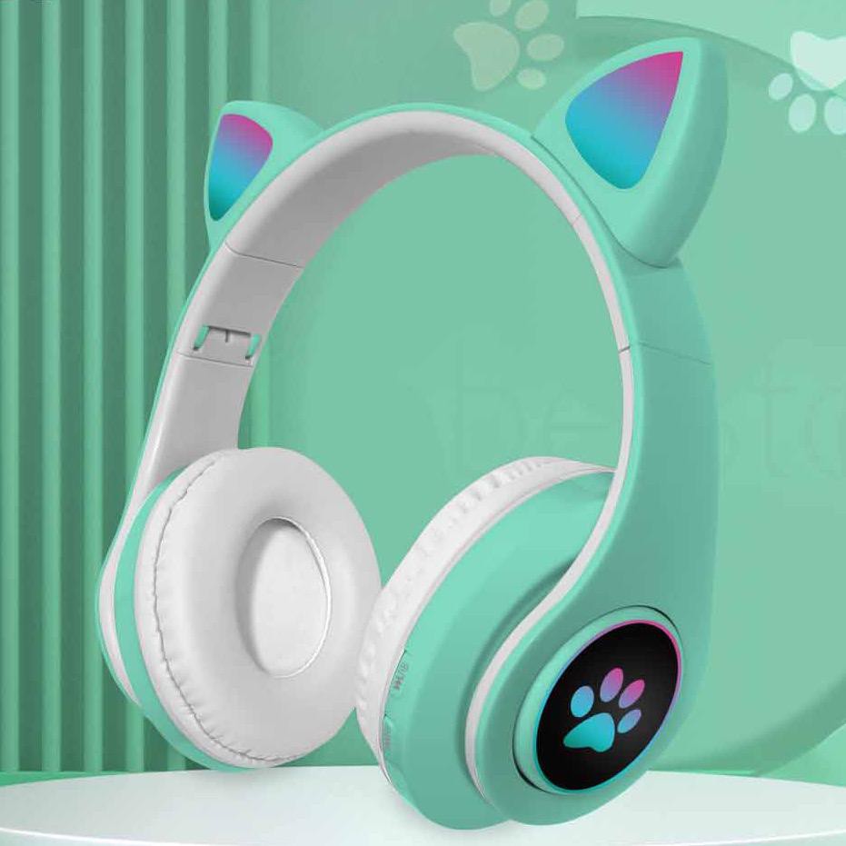 Wireless Bando Cat BK-58M / Headset Bluetooth Bando Ear Cat LED BK-58M / BK 58M