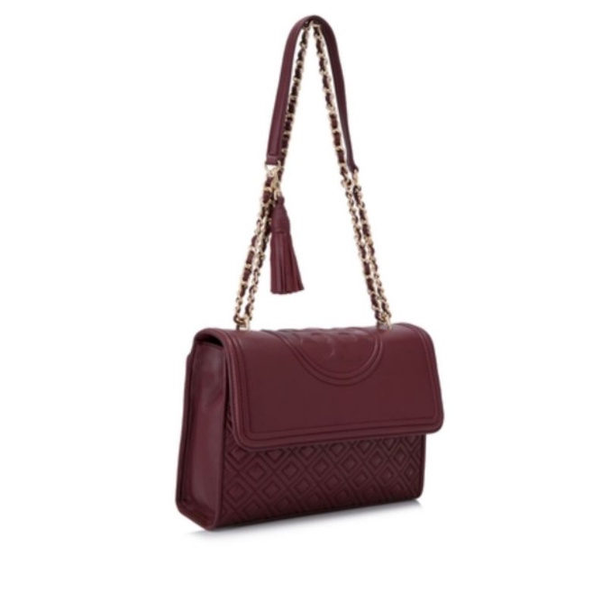 Tory Burch Fleming Convertible 21&amp;27 - Imperial Garnet