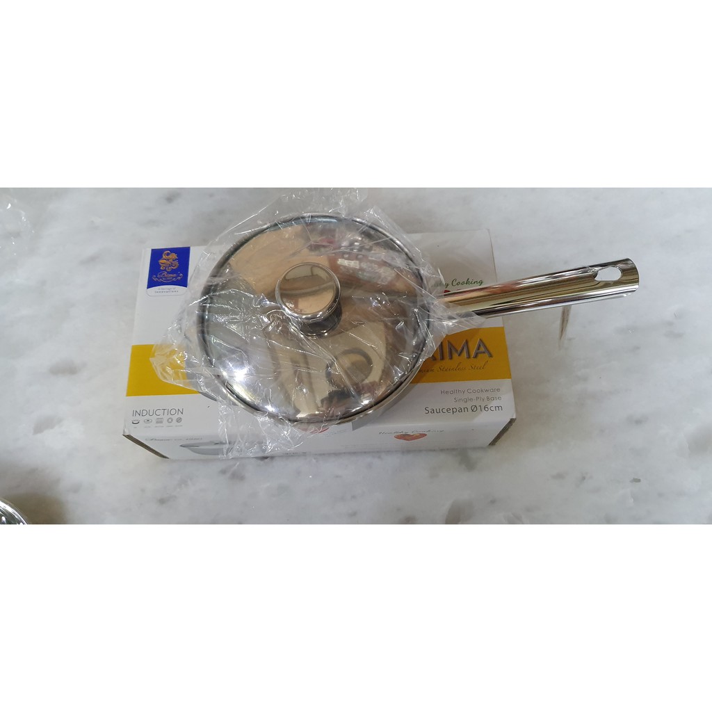 Bima Panci Saus Prima Saucepan Saucepot Inox Premium 16cm B2007116