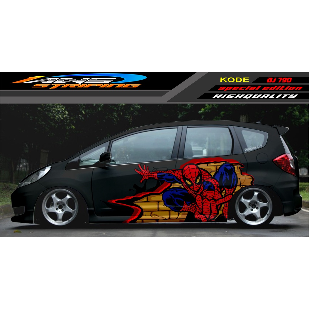 STIKER VARIASI  MOBIL JAZZ BRIO AVANZA SIGRA YARIS / STIKER VARIASI MOBIL / MODIF STICKER MOBIL