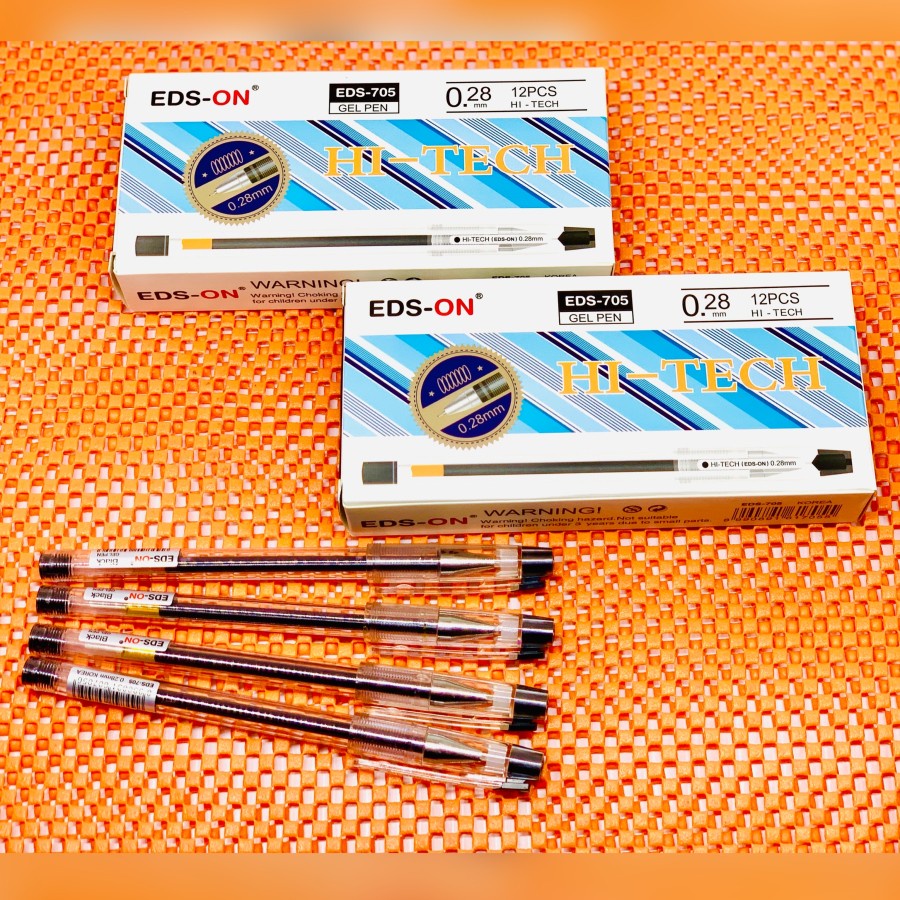 

(1 pcs) Pulpen/Gel Pen Hi-Tech-H EDS-ON Hi-Tech Hitech Hi-Tec HitecH Murah 0.28