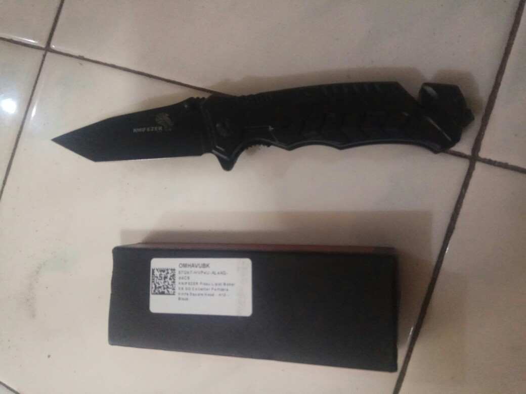 Pisau Lipat Boker Cs Go Portable Folding Knife Square Head