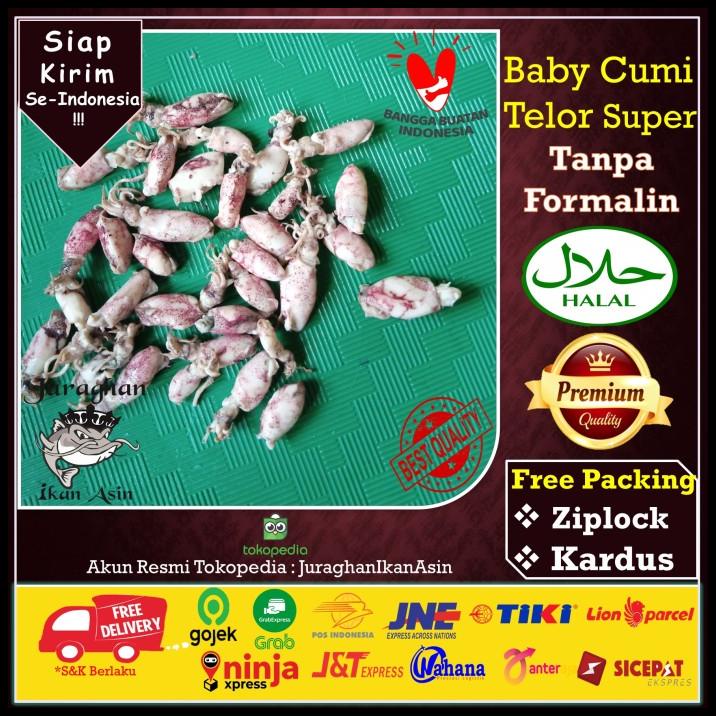 

Cumi Baby / Baby Cumi Kering Kualitas Super Dan Premium, 500 Gr