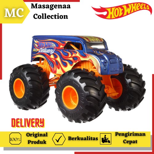 Mainan Mobil Mobilan Anak Hot Wheels Hotwheels Hotwheel Monster Moster Trucks Truck Truk Delivery