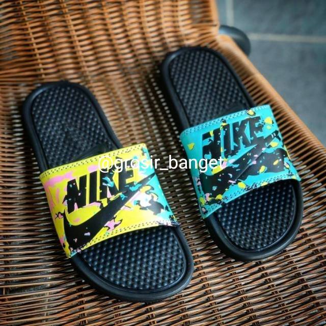 Nike Benassi Slides Grade Ori Vietnam, Sandal Nike FLIP FLOP Benassi, Sandal Pria Murah Import