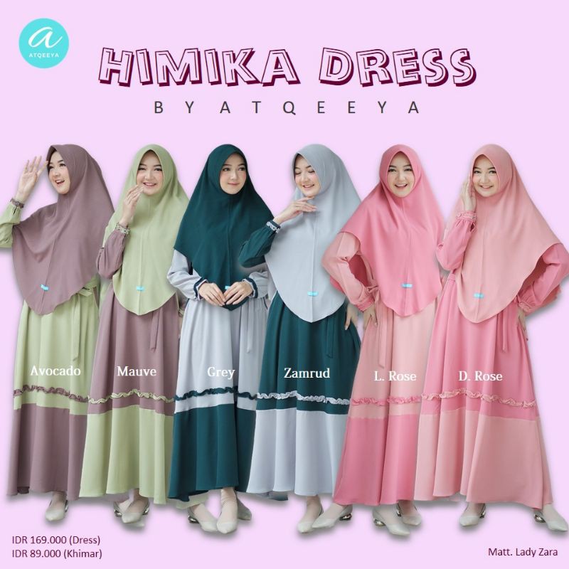 Gamis Himika by Atqeeya. (non hijab)