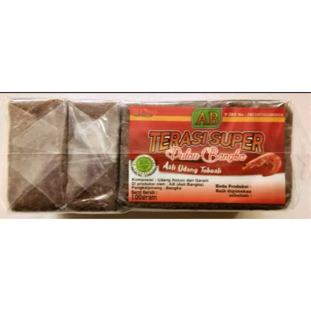 

TERASI BANGKA MERK AB