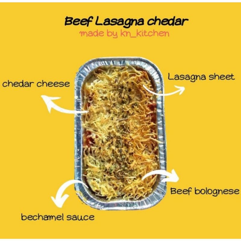 

Beef Lasagna Chedar 750ml