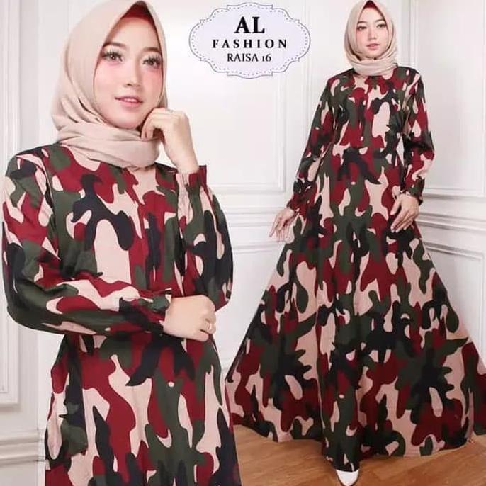 Gamis Syari Gamis Army Long Dress Wanita Baju Gamis Wanita Terbaru