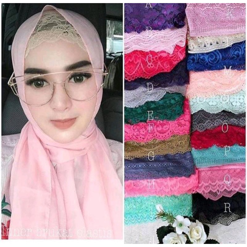 ZARELLFASHION - INNER BROKAT / DALEMAN HIJAB /CIPUT BROKAT / INNER BANDANA