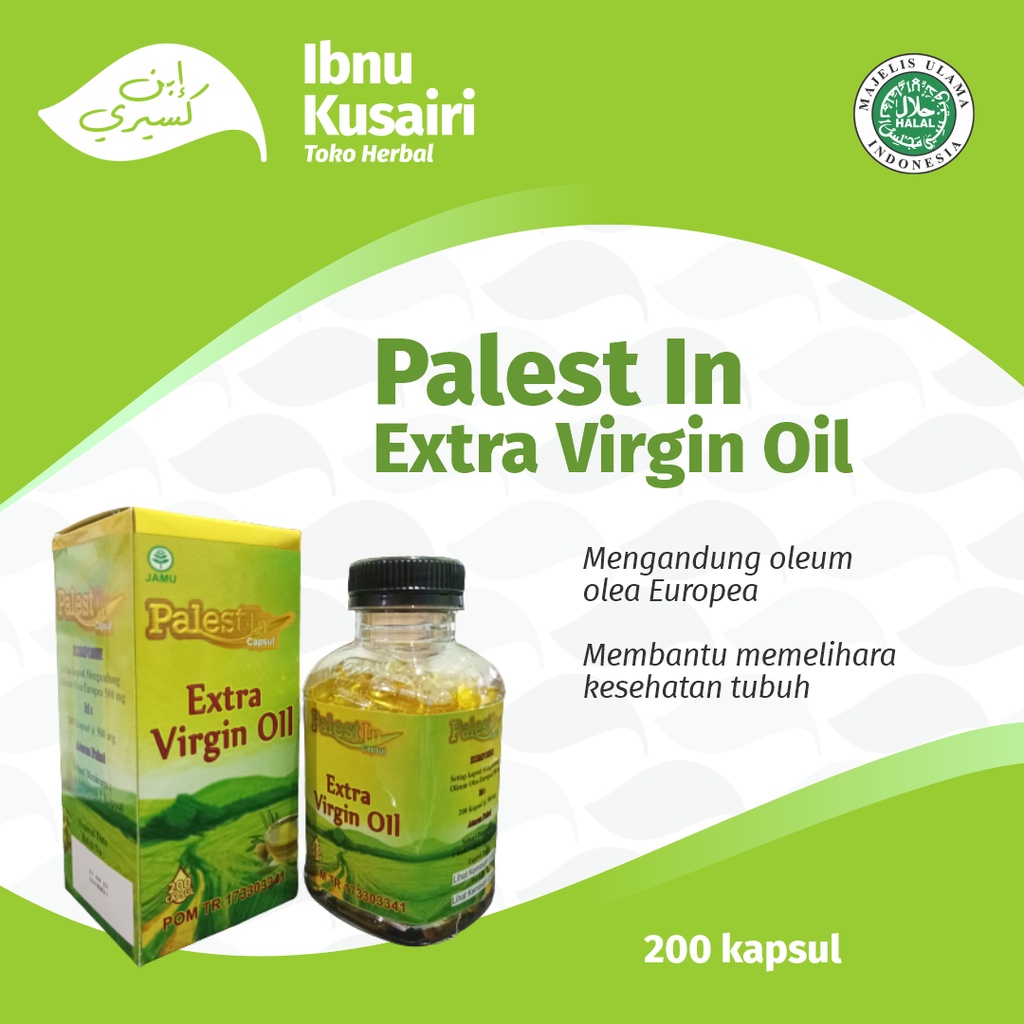 Minyak Zaitun Palest in isi 200 kapsul