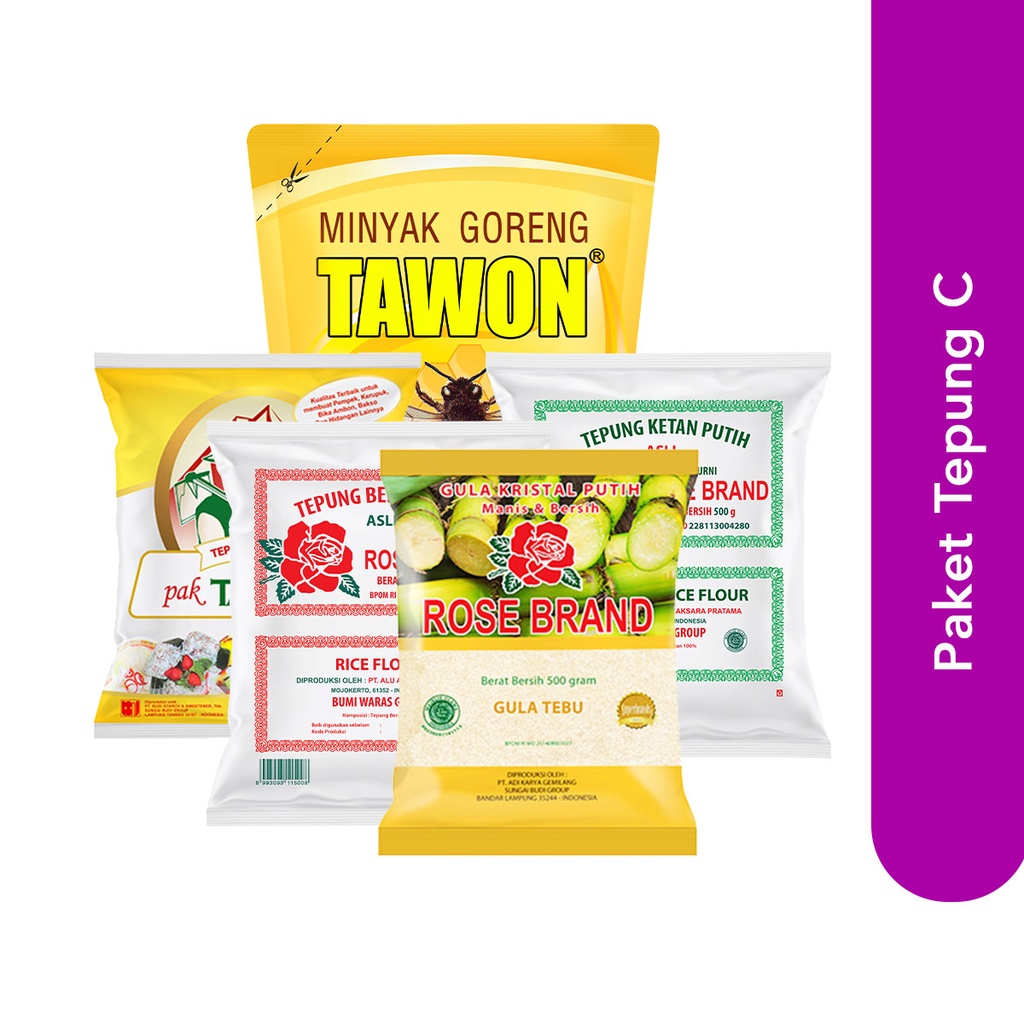 

Rose Brand - Paket Tepung C