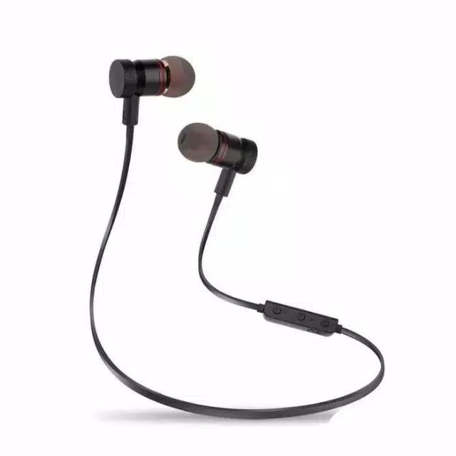 HEADSET HANDSFREE BLUETOOTH MAGNETIC WIRELESS BASS