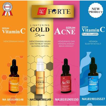 ^ KYRA ^ SYB Serum Forte Serum Wajah Facial Gold Vitamin C Red Jelly Collagen - Netto 20 gram