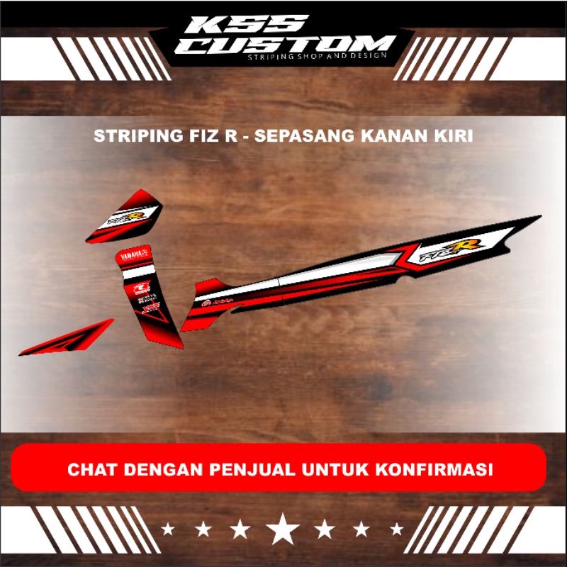 STRIPING FIZ R VARIASI SIMPEL - STRIPING F1ZR VARIASI RACING - STRIPING FIZ R ROAD RACE - STRIPING F