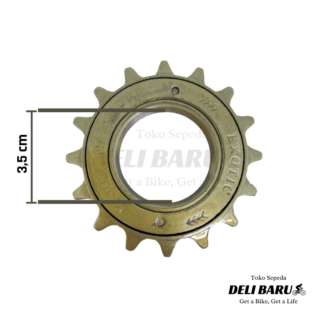 Exotic Freewheel gir belakang 16T sepeda anak