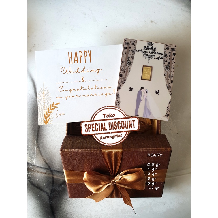 LM Emas Antam Hampers Happy Wedding Gift Series Custom 03