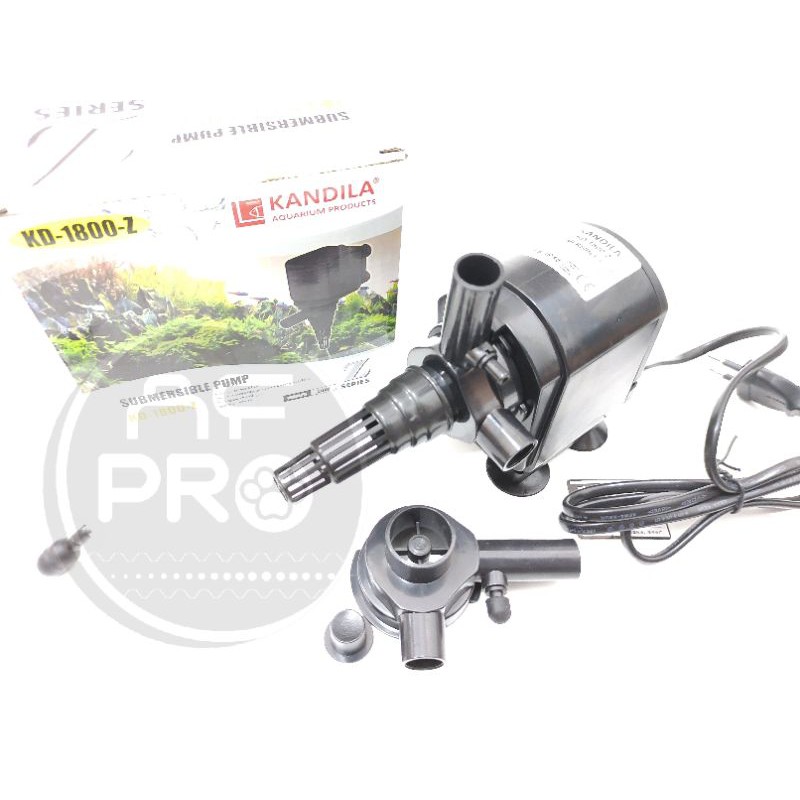 POMPA AQUARIUM AIR MANCUR HIDROPONIK KANDILA KD 1800Z